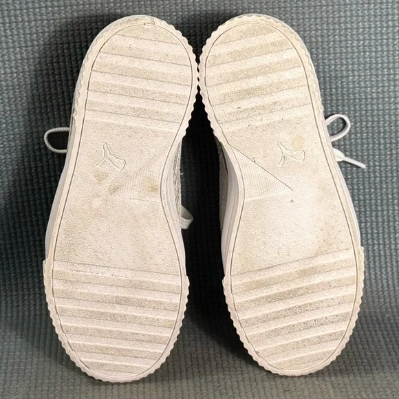 Puma Carina Snake Lux Women's Leather Platform Sneakers 373928-01 Size 6.5 - Picture 8 of 9